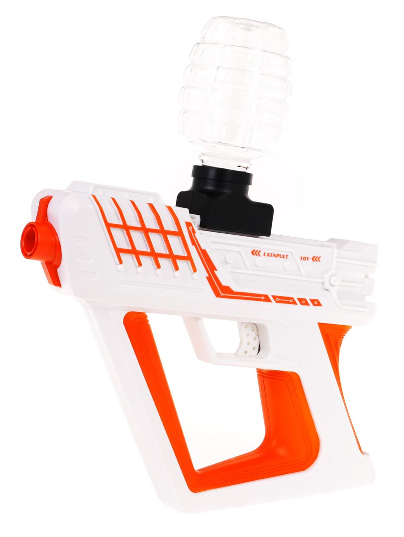 Automātiskā bērnu rotaļu pistole ar hidrogēla bumbiņām, aizsargbrillēm, USB kabeli (GEL BLASTER)