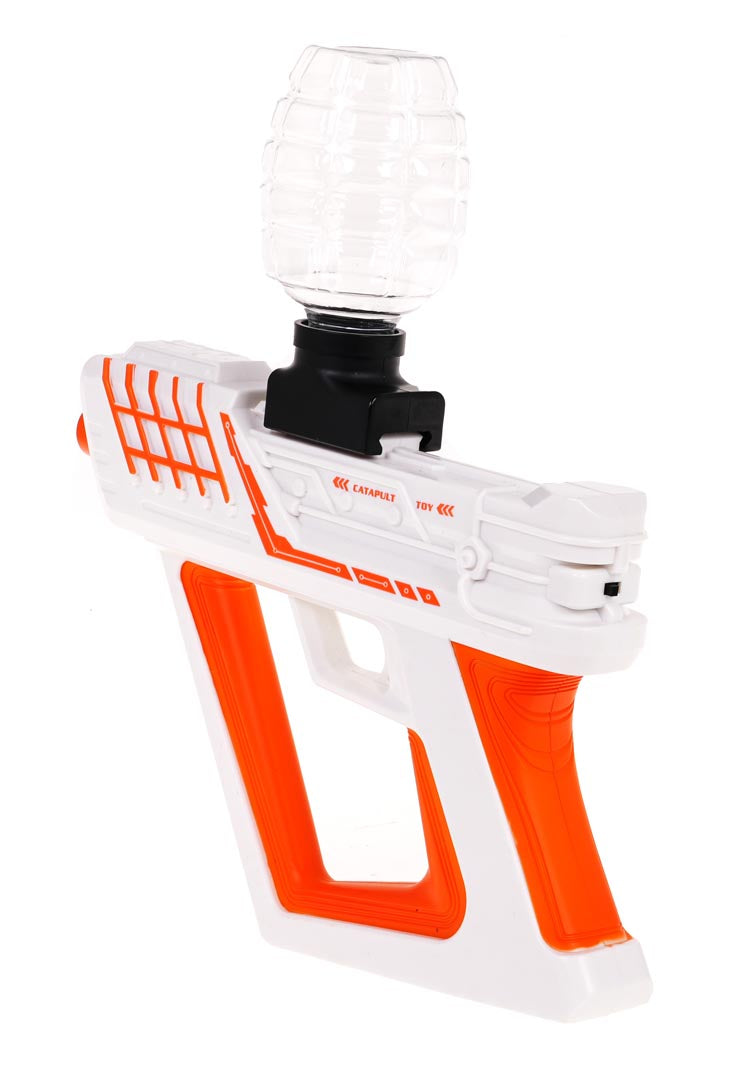 Automātiskā bērnu rotaļu pistole ar hidrogēla bumbiņām, aizsargbrillēm, USB kabeli (GEL BLASTER)