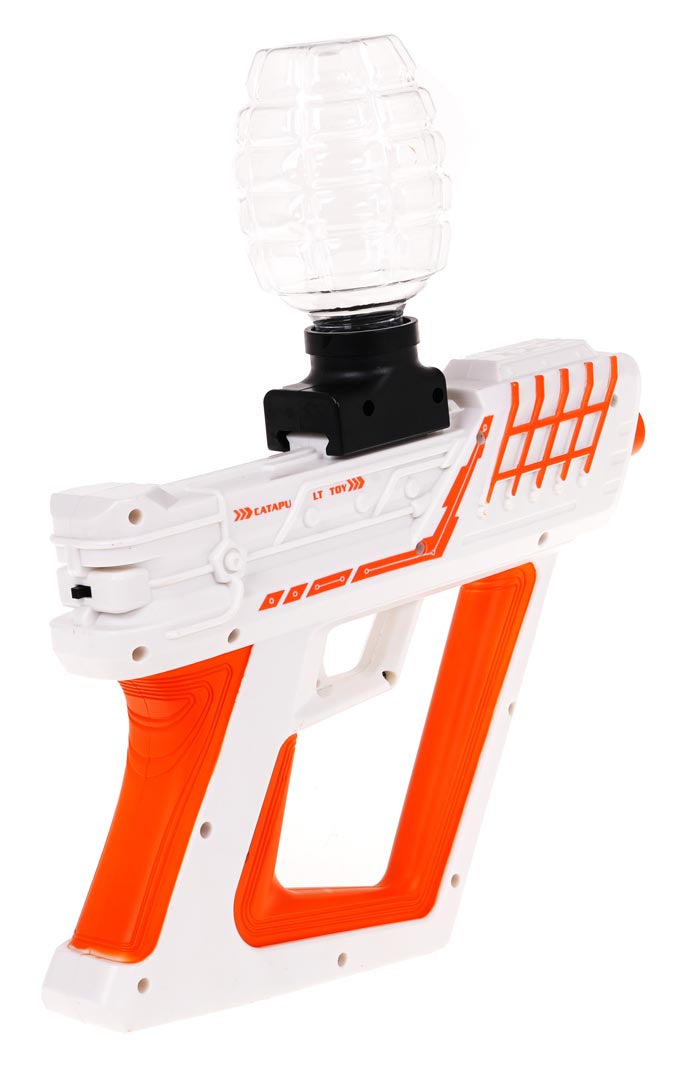 Automātiskā bērnu rotaļu pistole ar hidrogēla bumbiņām, aizsargbrillēm, USB kabeli (GEL BLASTER)