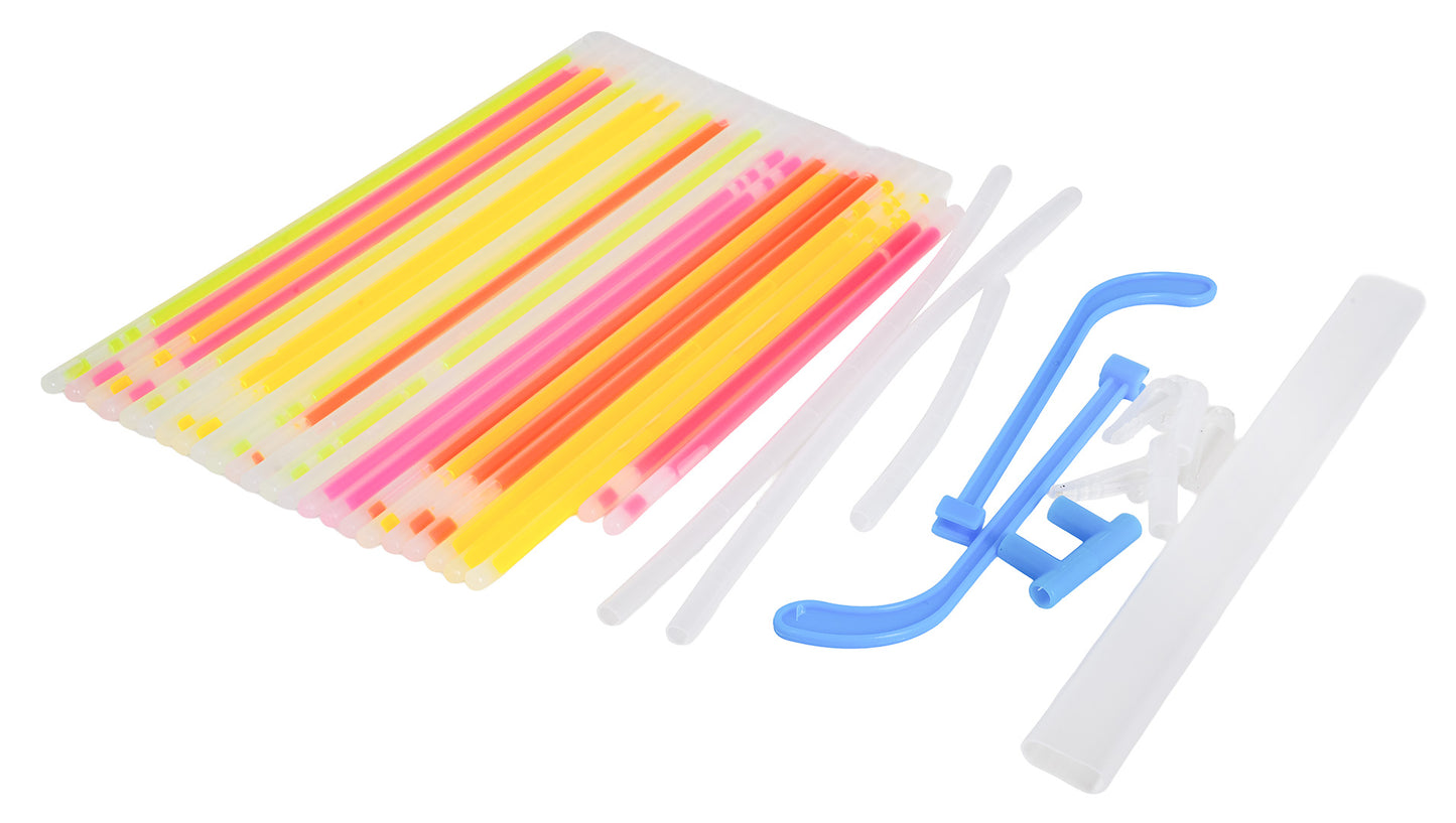 Spīdošo nūjiņu un kostīma komplekts 94 gab. (5+ gadi)