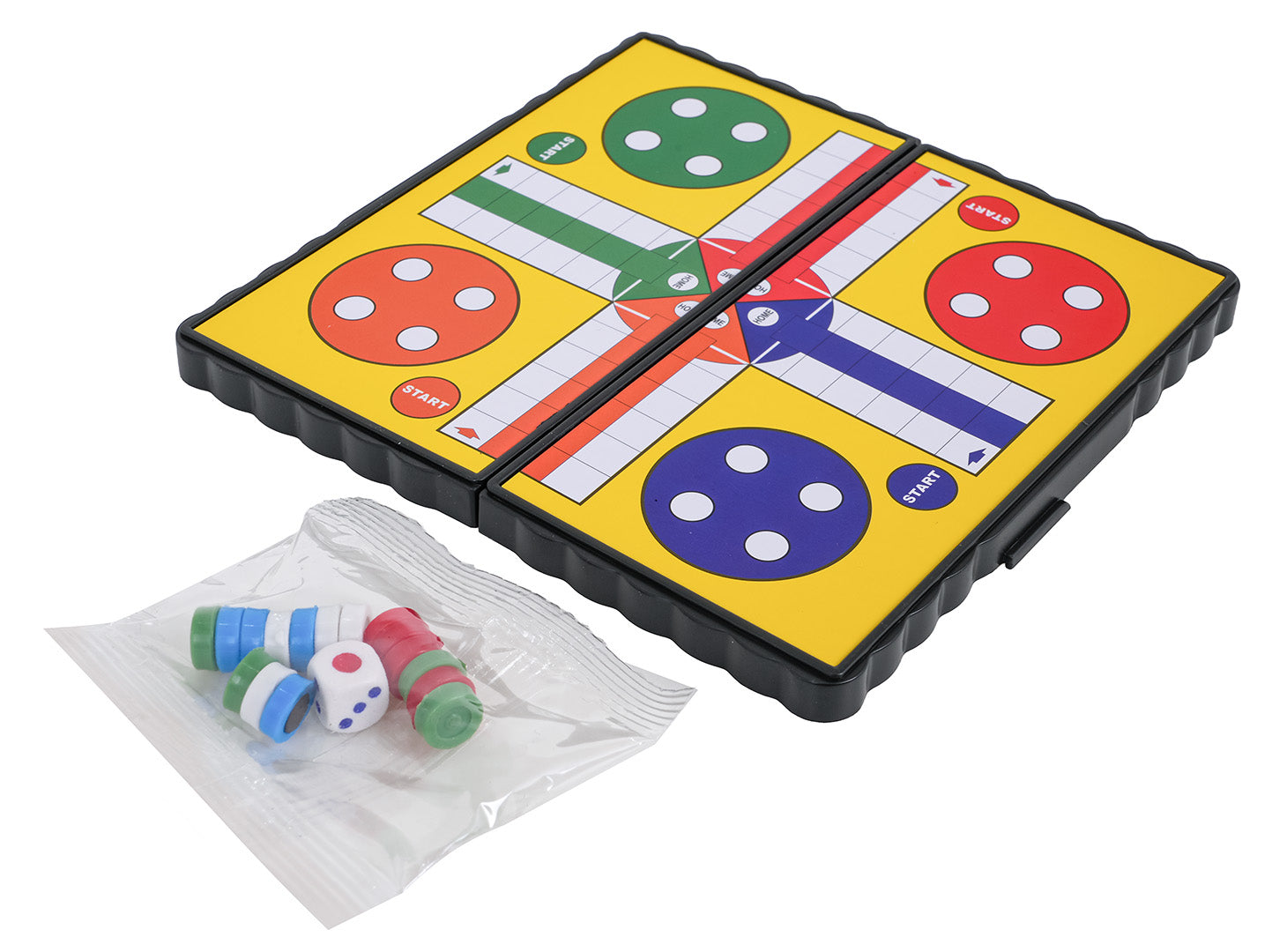 Ludo magnētiskā galda spēle ceļojumiem – metāla kastītē (2–4 spēlētāji, 3+)