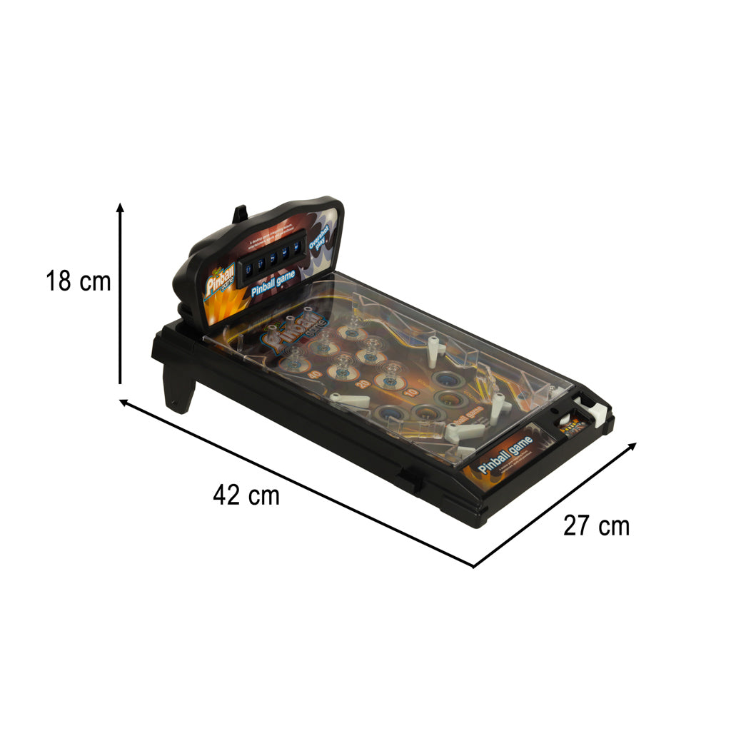 Pinball bērnu spēles izmēri 18cmx42cmx27cm