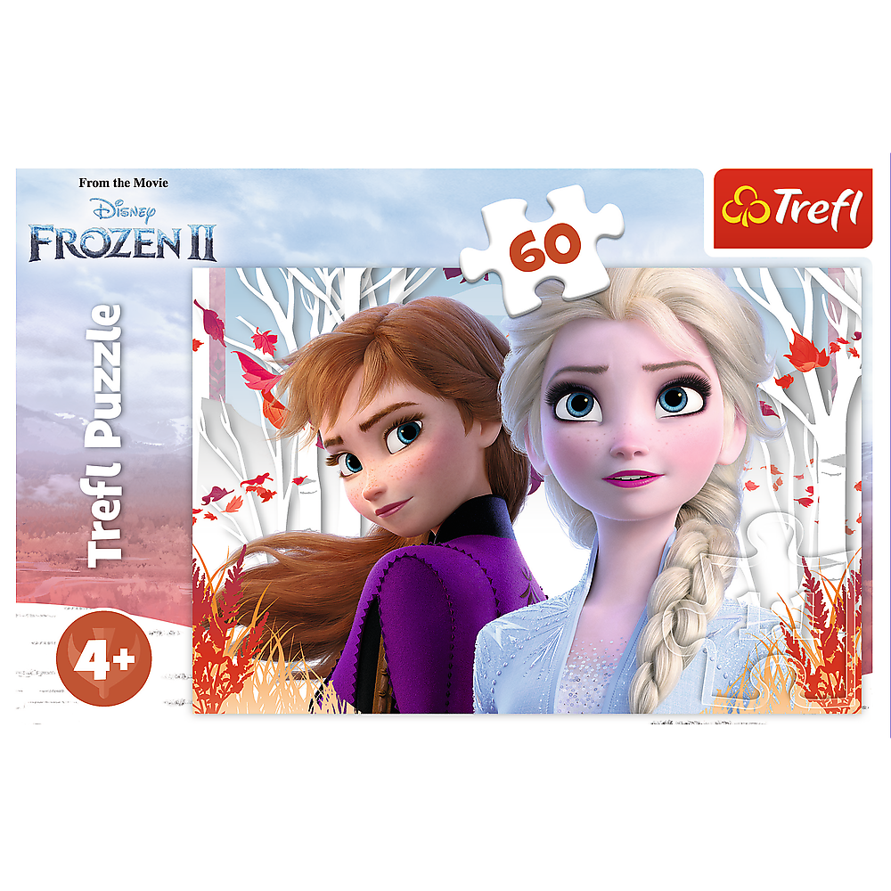 Puzle Trefl Anna & Elsa (Anna un Elza), 60 gab.