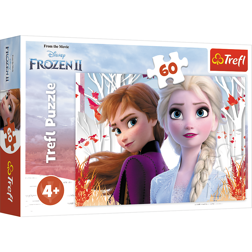 Puzle Trefl Anna & Elsa (Anna un Elza), 60 gab.
