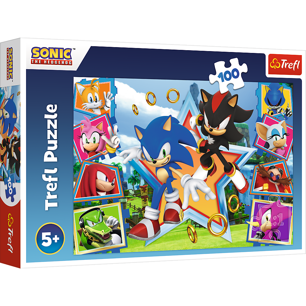 Puzle Trefl Sonic (Soniks), 100 gab.