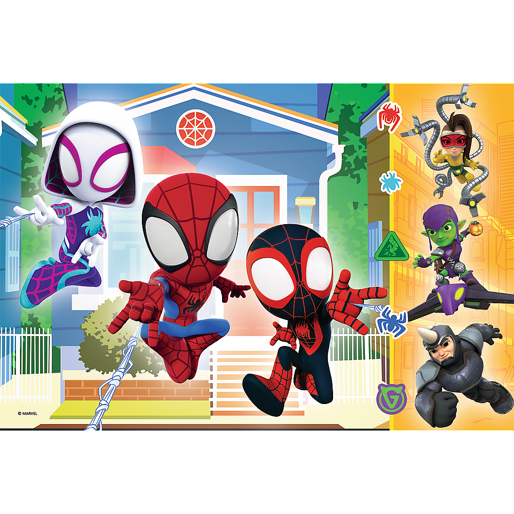 Puzle Trefl Spidey and Amazing Friends (Spaidijs un lieliskie draugi), 60 gab.