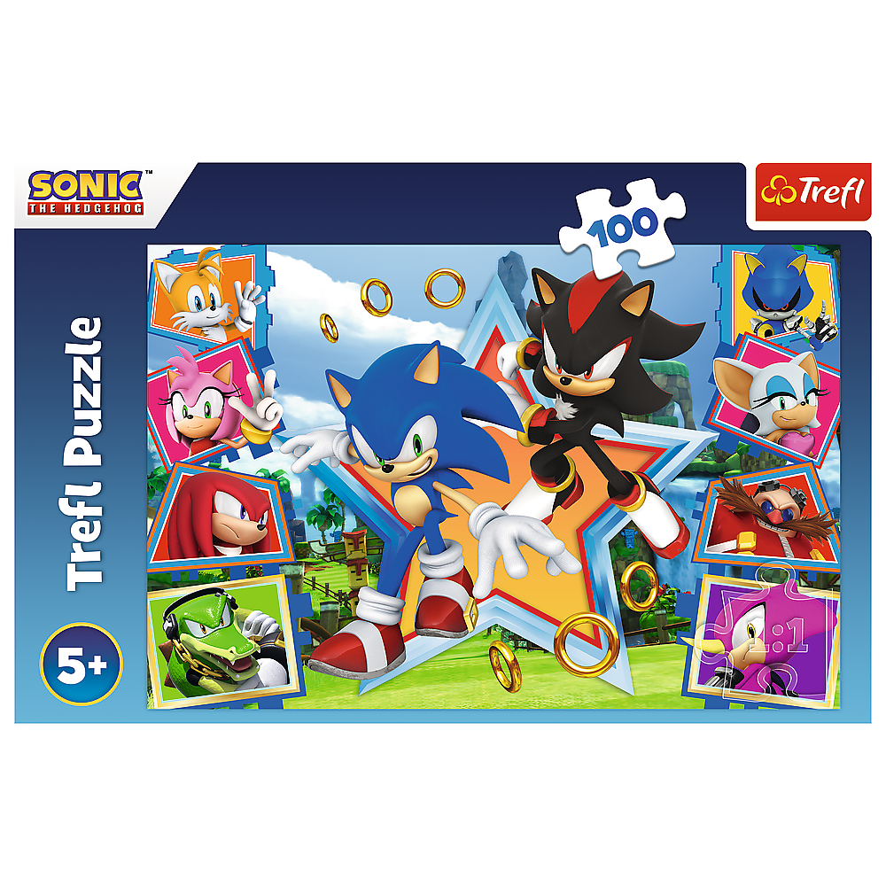 Puzle Trefl Sonic (Soniks), 100 gab.