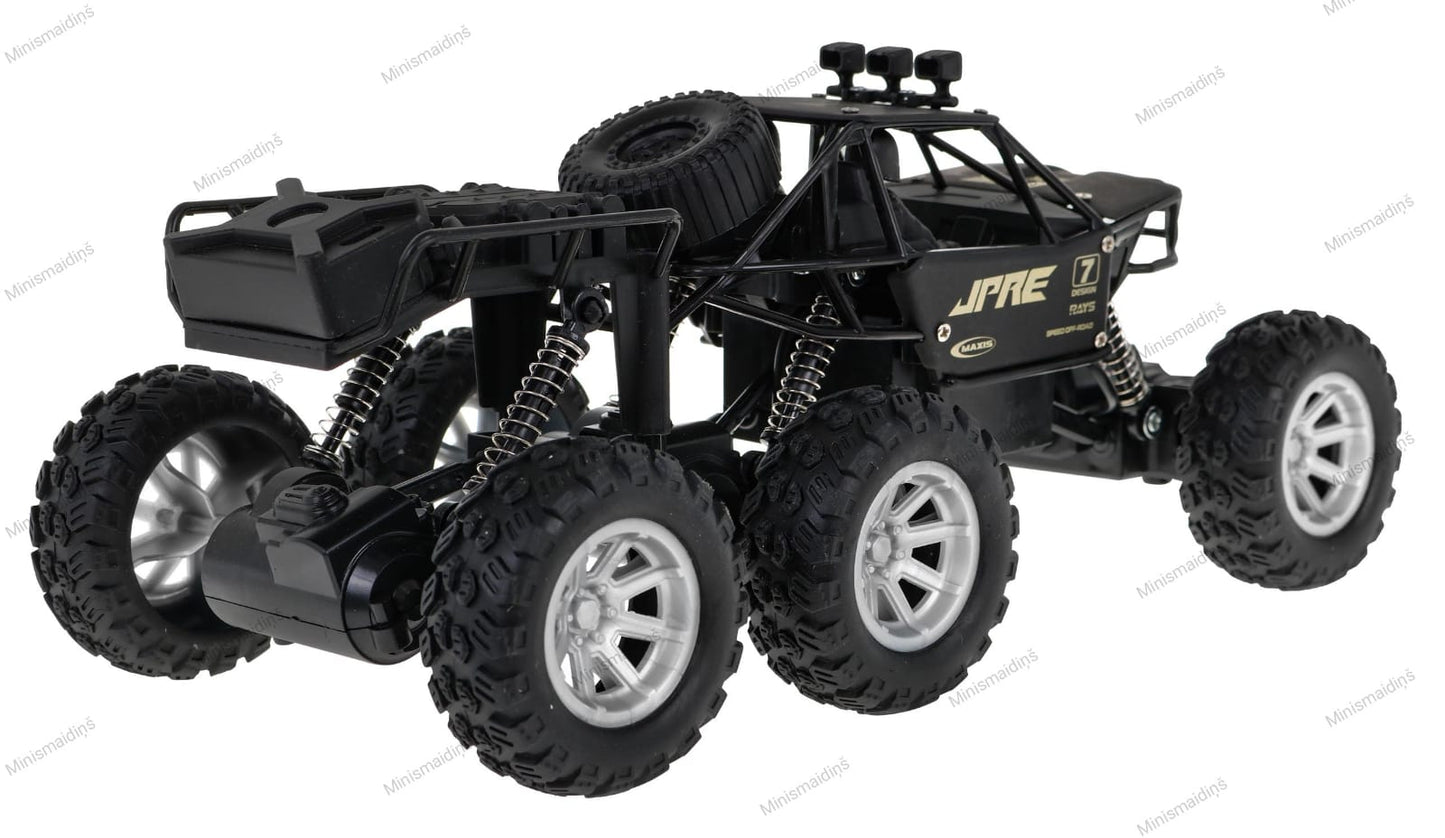 ROCK EXPLORER metāla apvidus auto ar tālvadības pulti 27Mhz, melns