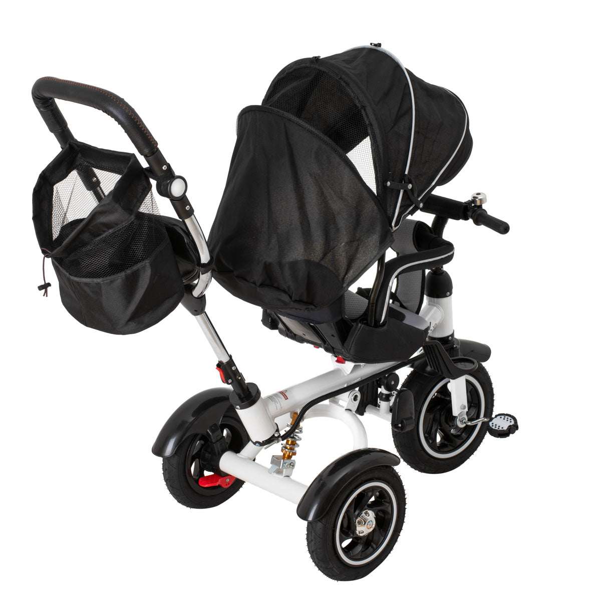 Bērnu trīsritenis TRIKE FIX V3 360° 1–6 gadi Melns