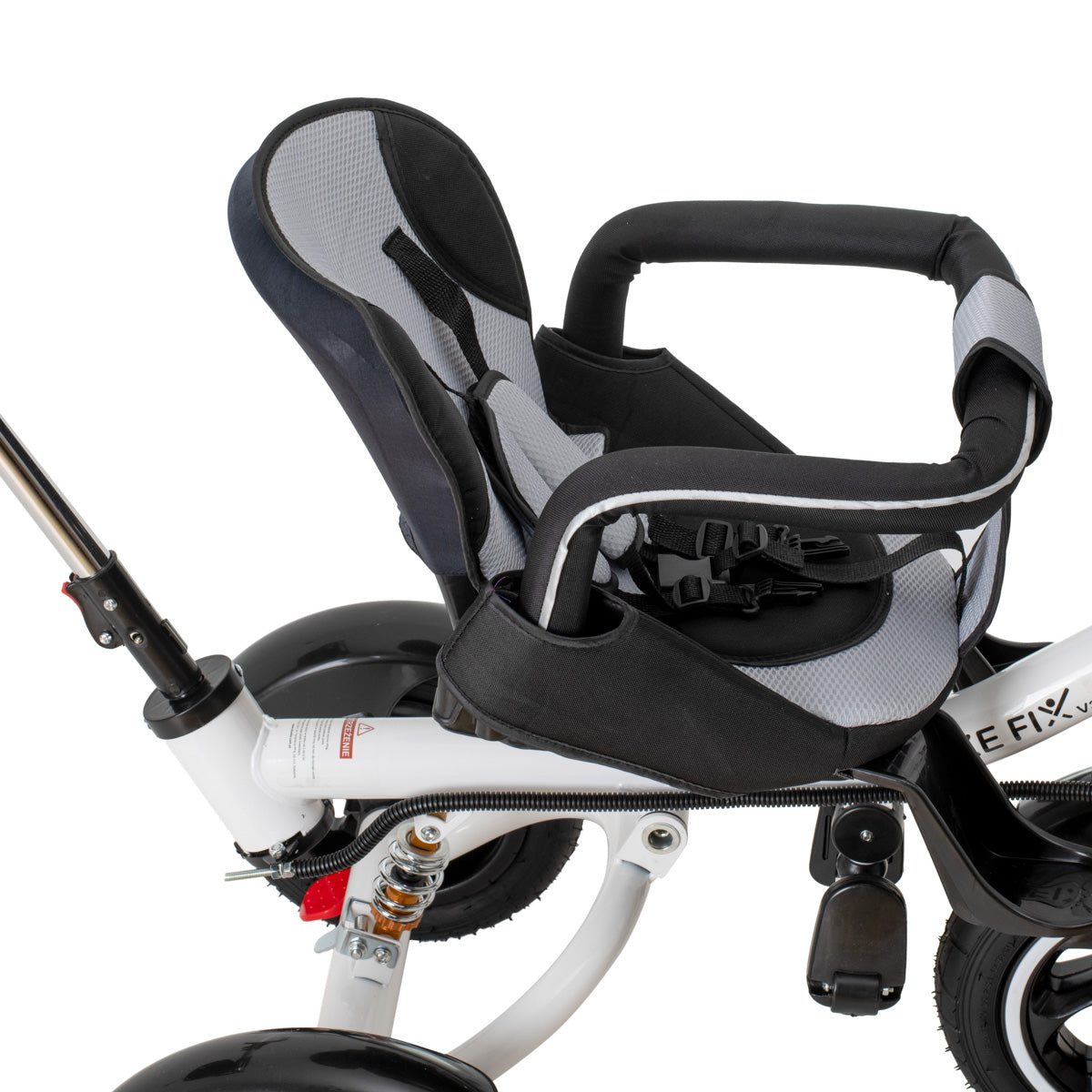 Bērnu trīsritenis TRIKE FIX V3 360° 1–6 gadi Melns