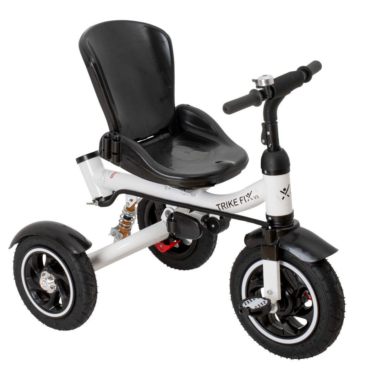 Bērnu trīsritenis TRIKE FIX V3 360° 1–6 gadi Melns