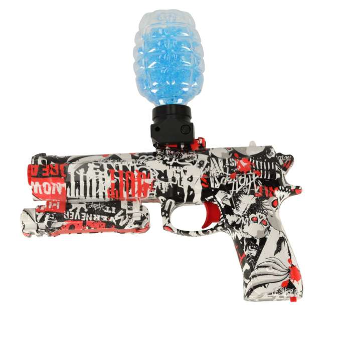 Gēla lodīšu ierocis ( GEL BLASTER), lādējama baterija, USB + brilles, 550 gab., 7-8 mm orbīzi