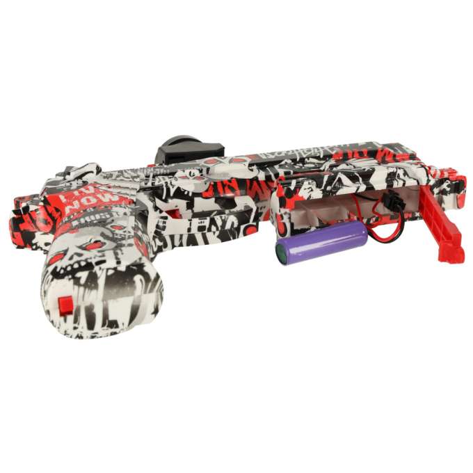 Gēla lodīšu ierocis ( GEL BLASTER), lādējama baterija, USB + brilles, 550 gab., 7-8 mm orbīzi