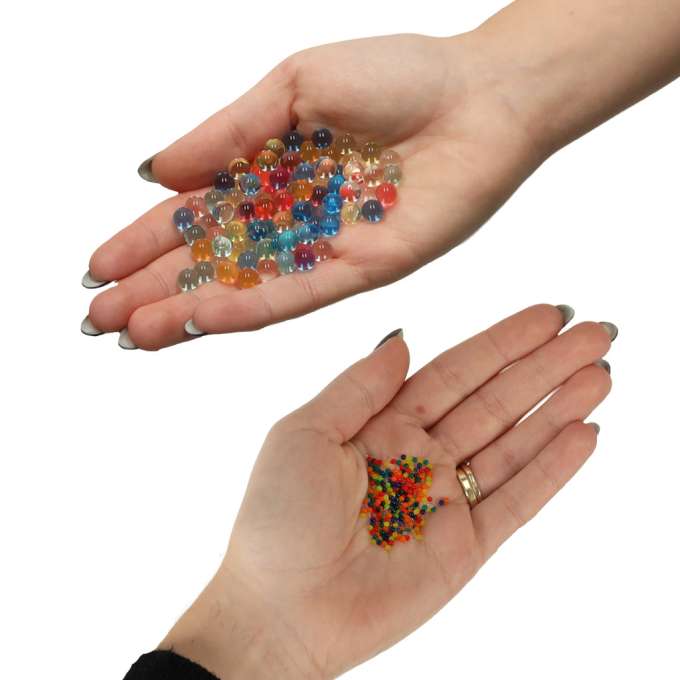 Negatavas gēla bumbiņas (orbīzi) pistolēm - krāsainas, 7-8 mm, 50 000 gab.