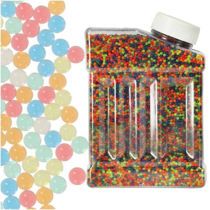 Negatavas gēla bumbiņas (orbīzi) pistolēm - krāsainas, 7-8 mm, 50 000 gab.