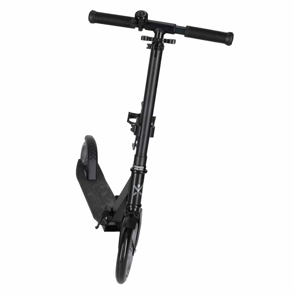 Trike Fix melns pilsētas skrejritenis skats no priekšas