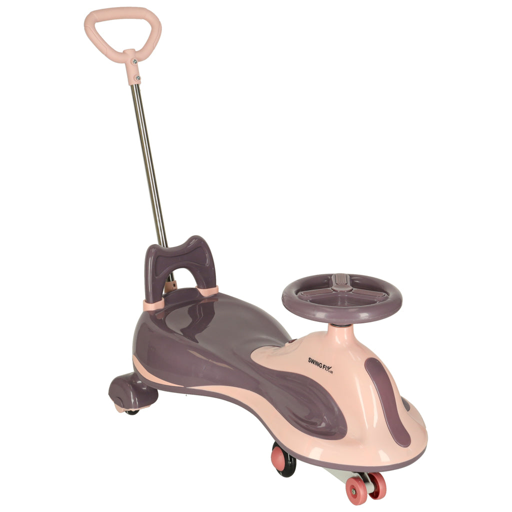 Violets Swing Fix S2 šūpojošais auto bērniem ar stumšanas rokturi