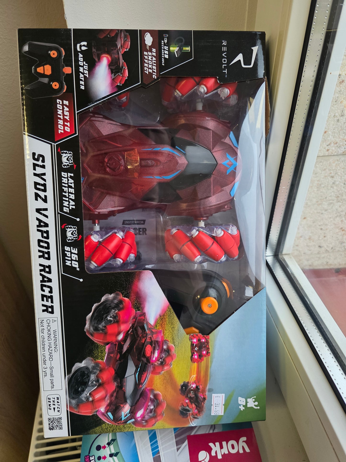 Tālvadības auto ar tvaika un skaņu efektiem bērniem 8+