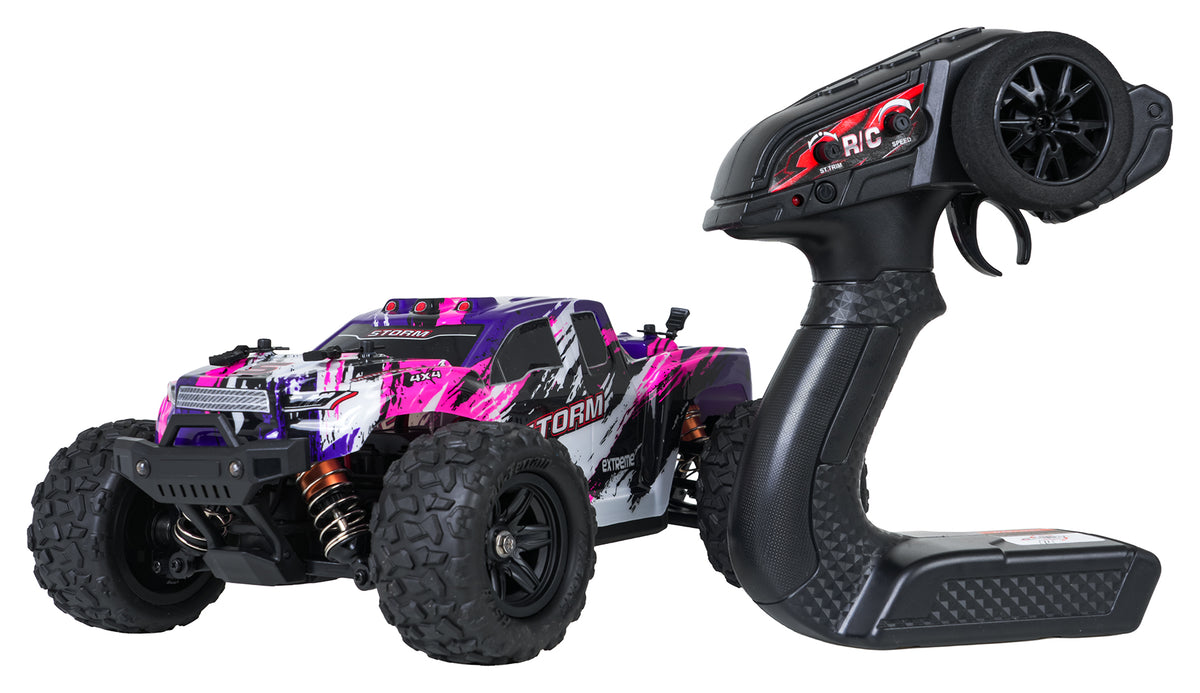 HOSPEED STORM V26 RC apvidus auto 1:18, 4×4, rozā un violets