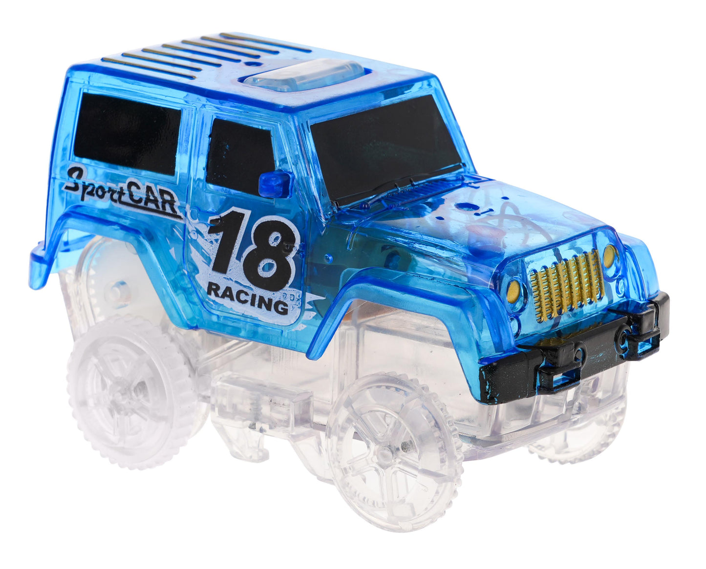 MEGA tumsā spīdošā trase 227 gab. (446cm)