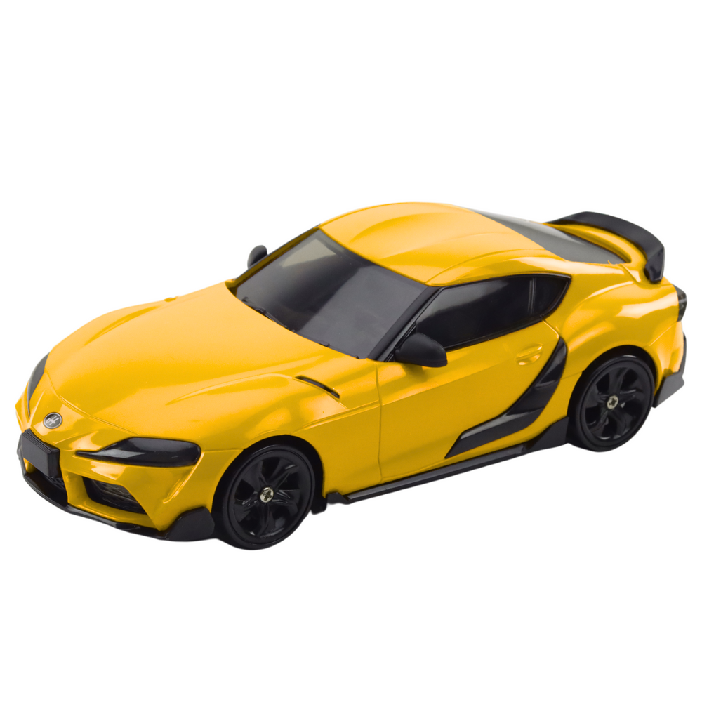 4WD Drifta mašīna ar tālvadības pulti 1:24, dzeltena, ar maināmiem riteņiem