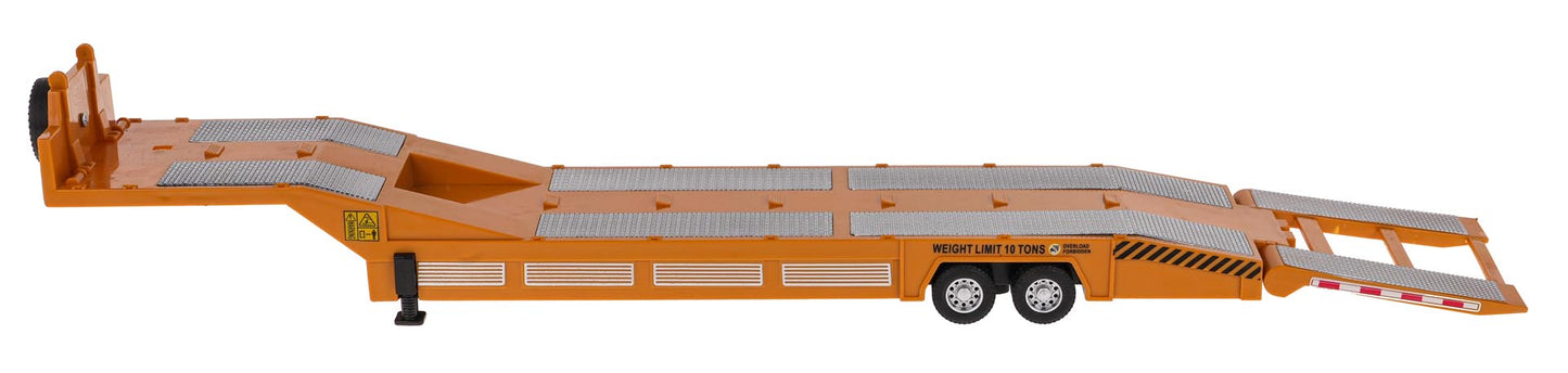 Celtniecības transportlīdzekļu komplekts ar evakuatoru, ekskavatoru un buldozeru (1:40)