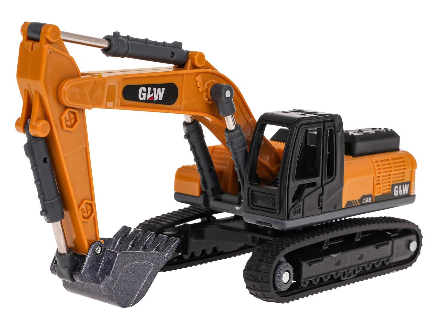 Celtniecības transportlīdzekļu komplekts ar evakuatoru, ekskavatoru un buldozeru (1:40)