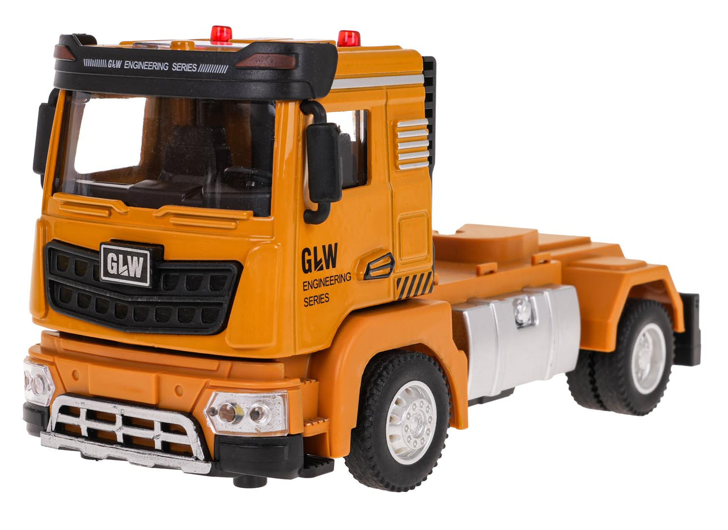 Celtniecības transportlīdzekļu komplekts ar evakuatoru, ekskavatoru un buldozeru (1:40)