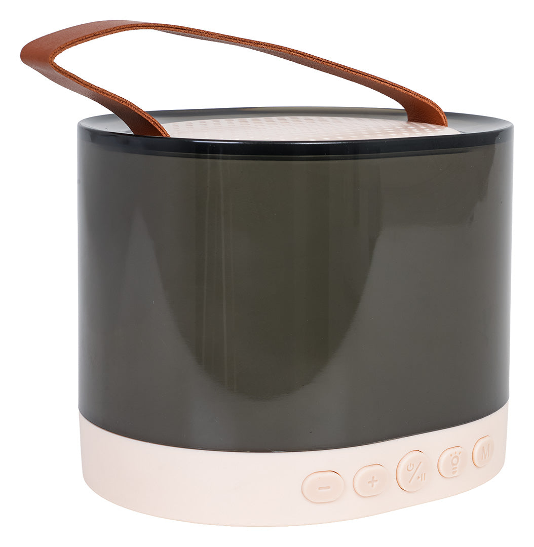 Karaoke mikrofona un skaļruņa komplekts (RGB), bēšs (3+)