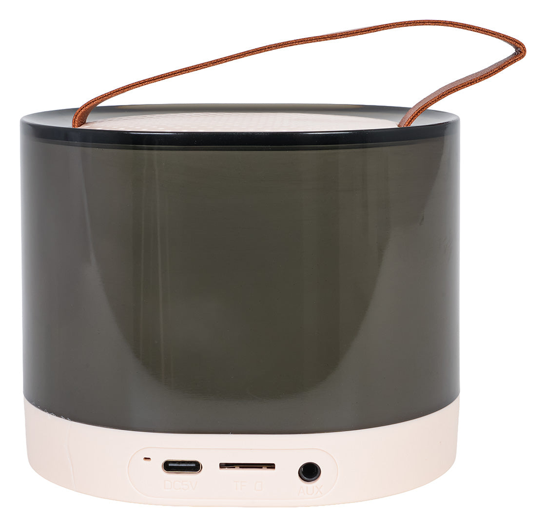 Karaoke mikrofona un skaļruņa komplekts (RGB), bēšs (3+)