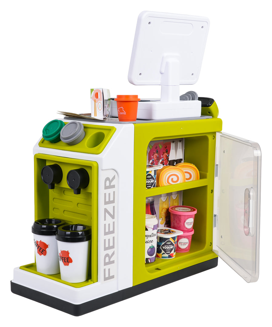 Mini lielveikals “Self Checkout” ar skeneri (gaisma + skaņa) + aksesuāri, 3+