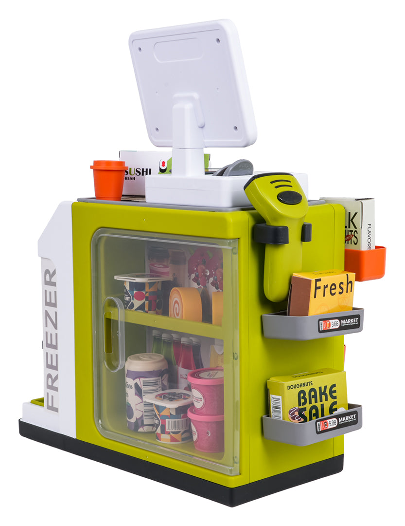 Mini lielveikals “Self Checkout” ar skeneri (gaisma + skaņa) + aksesuāri, 3+