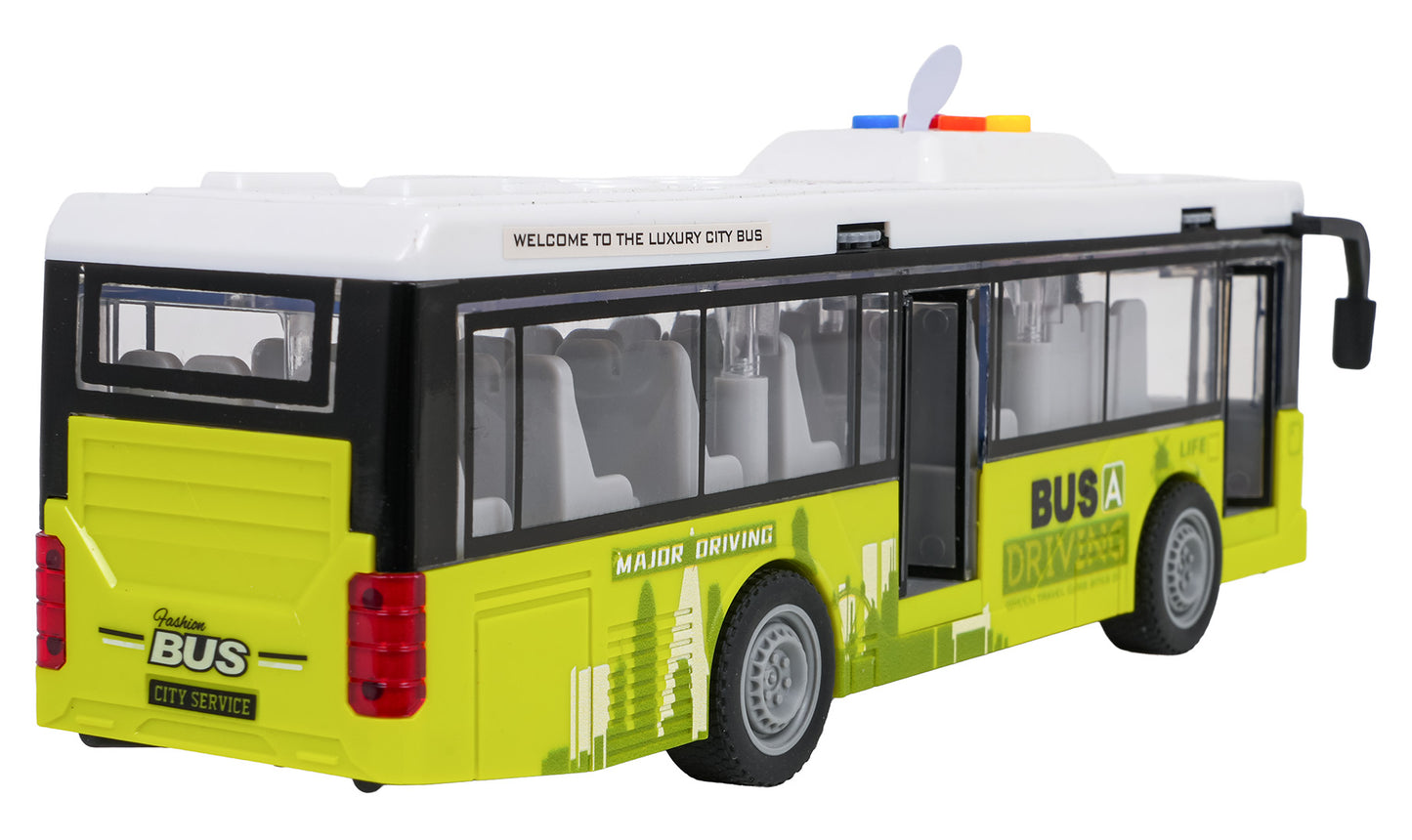 Pilsētas autobuss ar gaismām un skaņām (1:16) – zaļš (3+)