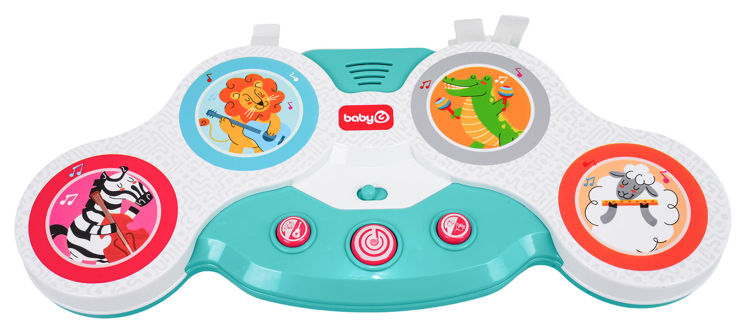 🎵Skārienjutīgas bungas mazuļiem ar gaismu un skaņu (12m+)