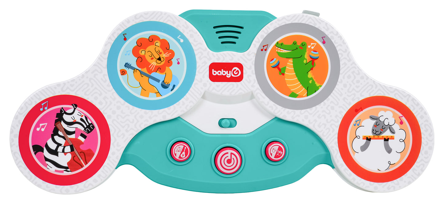 🎵Skārienjutīgas bungas mazuļiem ar gaismu un skaņu (12m+)