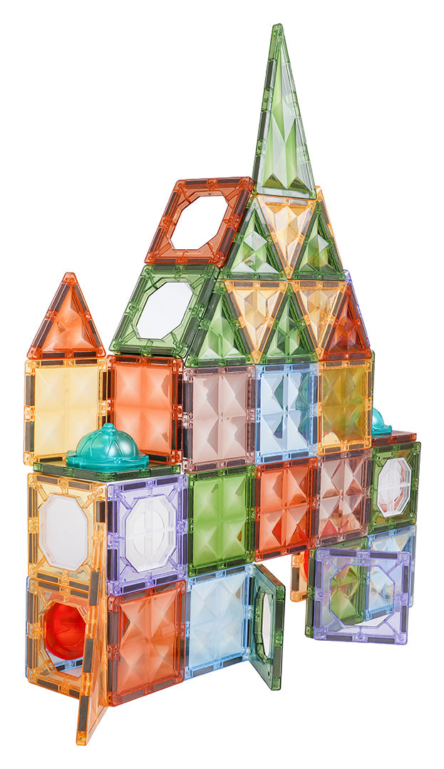 3D magnētisko klucīšu komplekts ar apgaismojumu – 73 gab