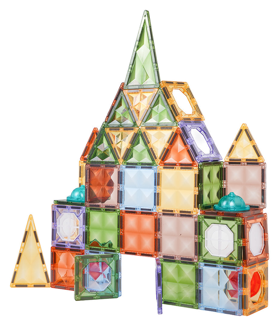 3D magnētisko klucīšu komplekts ar apgaismojumu – 73 gab