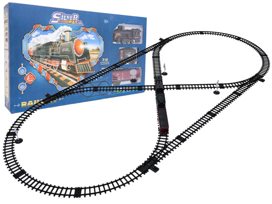 MEGA vilciens ar dūmu, gaismas un skaņas funkcijām