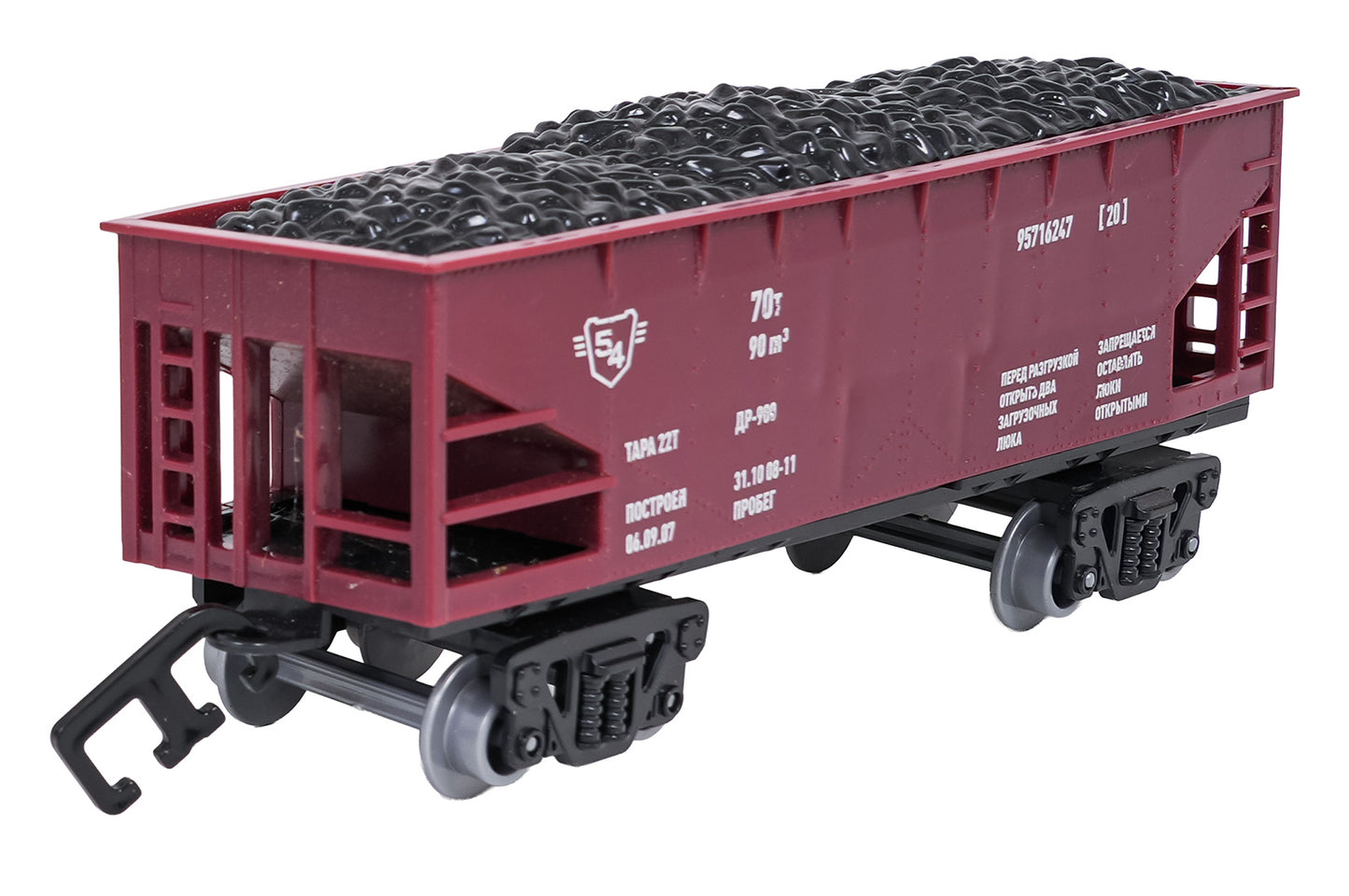 MEGA vilciens ar dūmu, gaismas un skaņas funkcijām