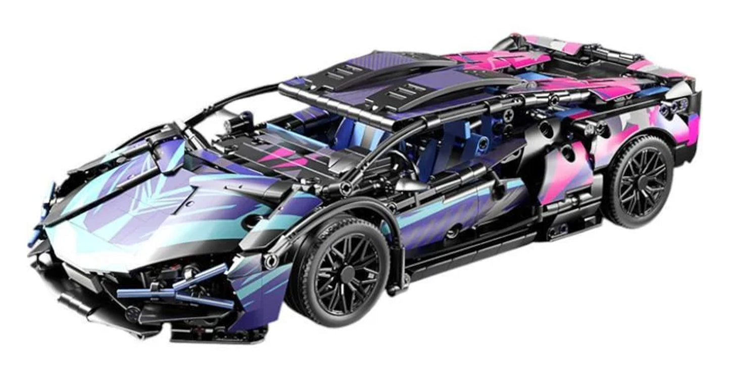 Sporta automašīnas konstruktors 1280 gab. (1:14)