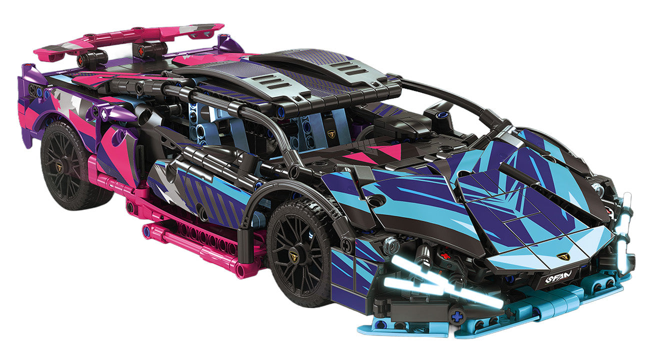 Sporta automašīnas konstruktors 1280 gab. (1:14)