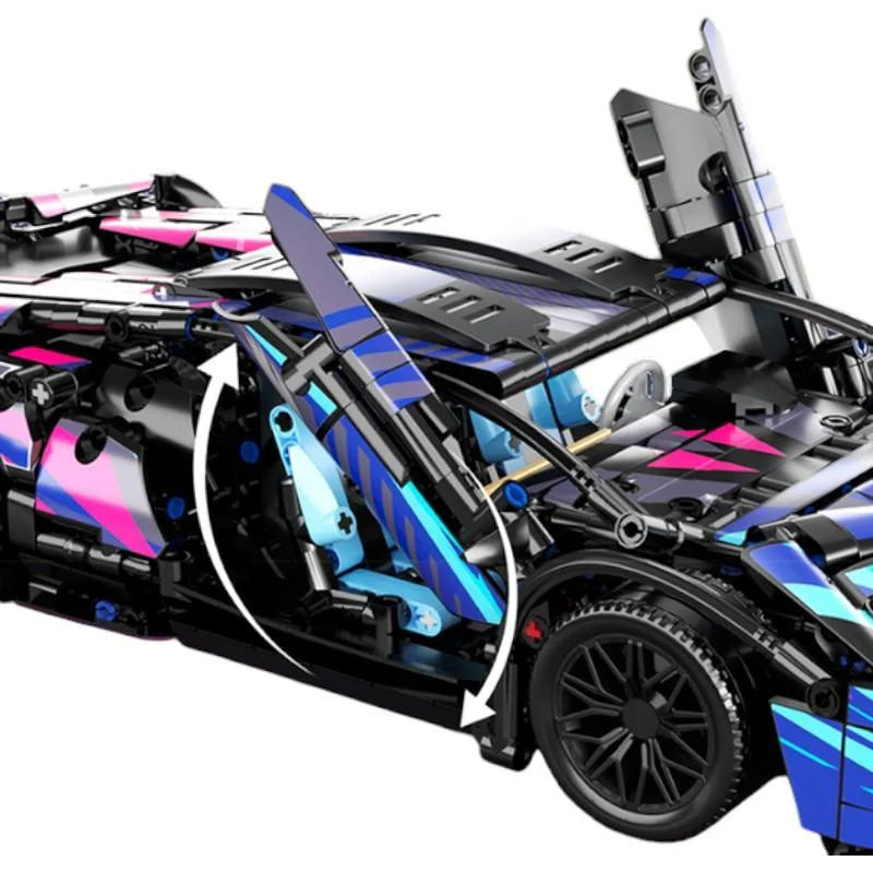 Sporta automašīnas konstruktors 1280 gab. (1:14)