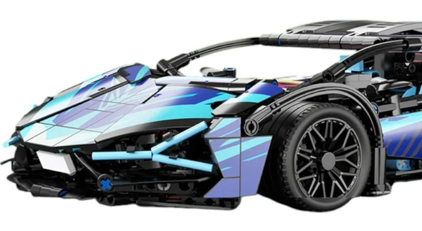 Sporta automašīnas konstruktors 1280 gab. (1:14)