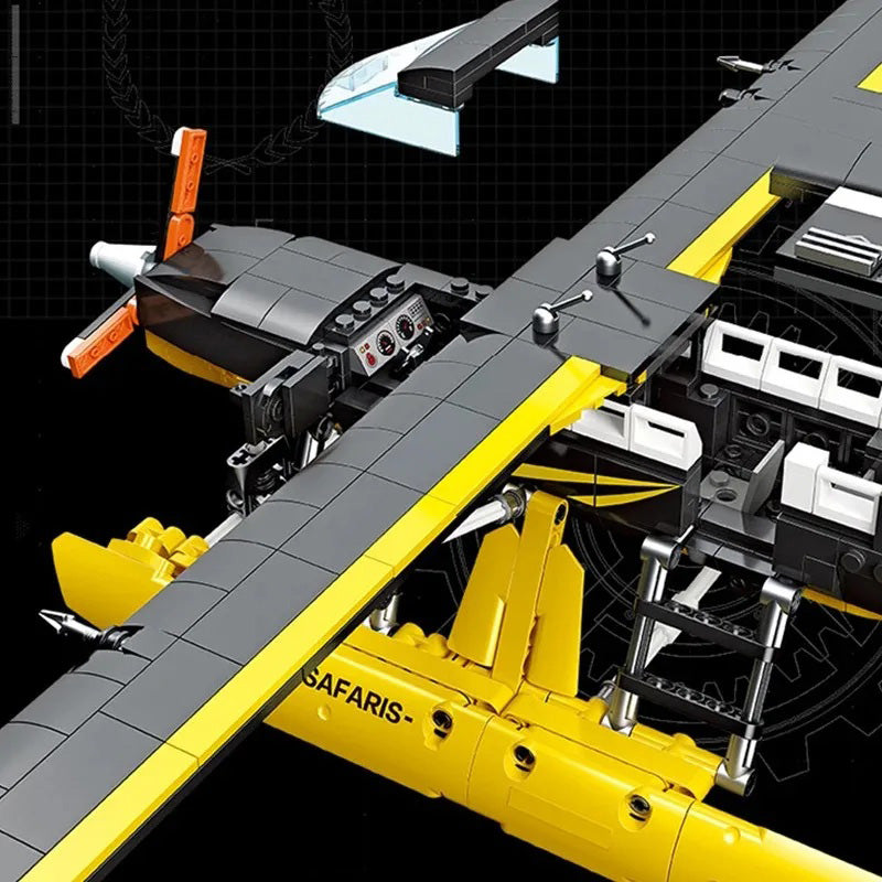 Lidmašīnas klucīšu komplekts – detalizēts modelis, 739 gab.