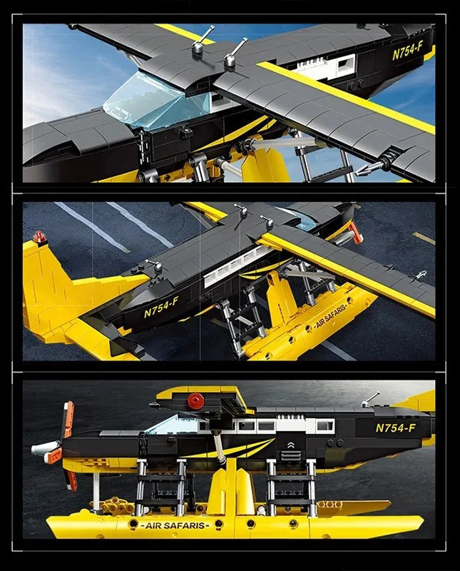 Lidmašīnas klucīšu komplekts – detalizēts modelis, 739 gab.