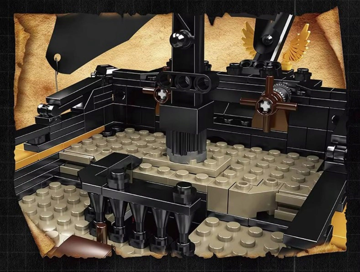 Mold King “Black Pearl” pirātu kuģa klucīšu komplekts 3180 gab., 14+