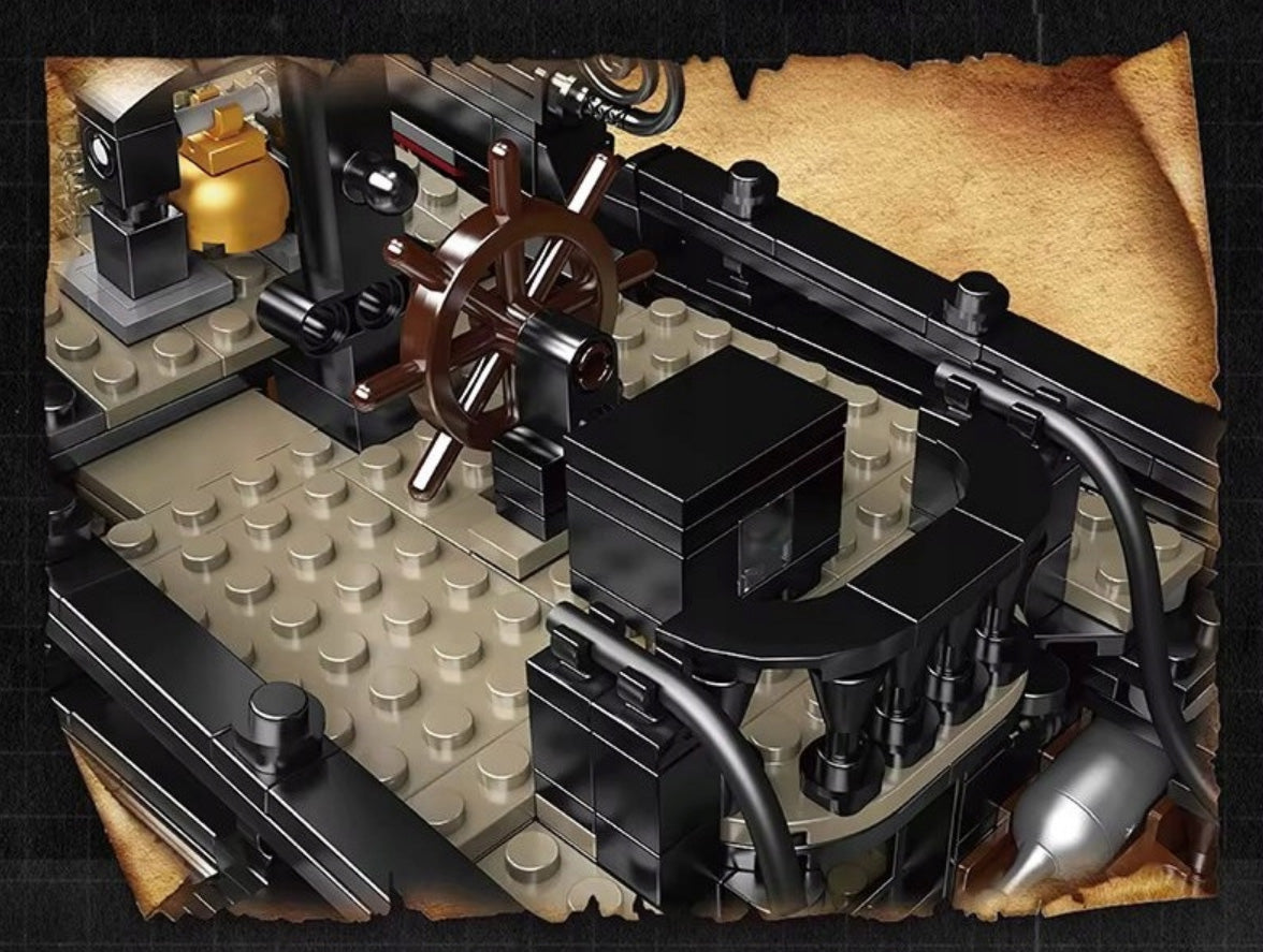 Mold King “Black Pearl” pirātu kuģa klucīšu komplekts 3180 gab., 14+