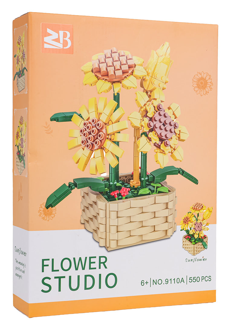 Saulespuķu klucīšu komplekts podā – 550 gab.