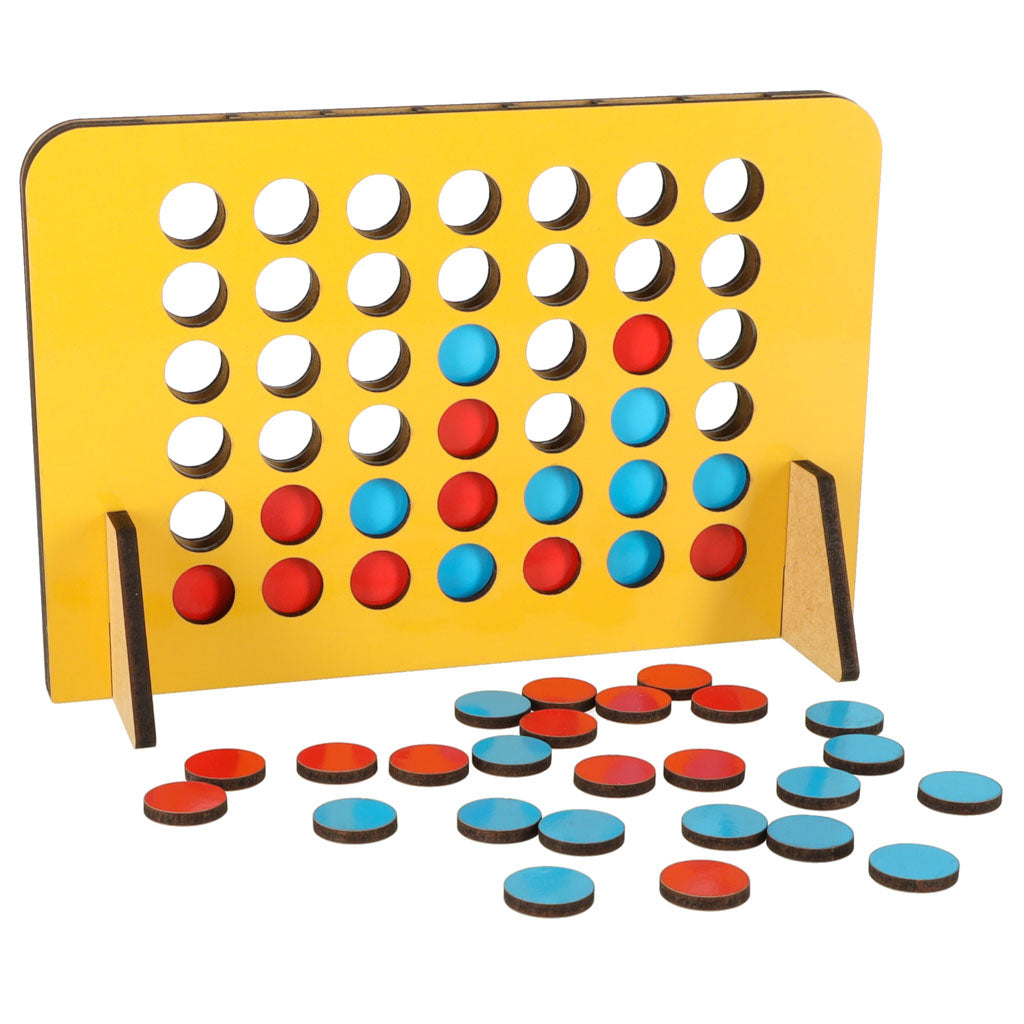 ALEXANDER “4 vienā rindā” Travel – koka spēle, 5+