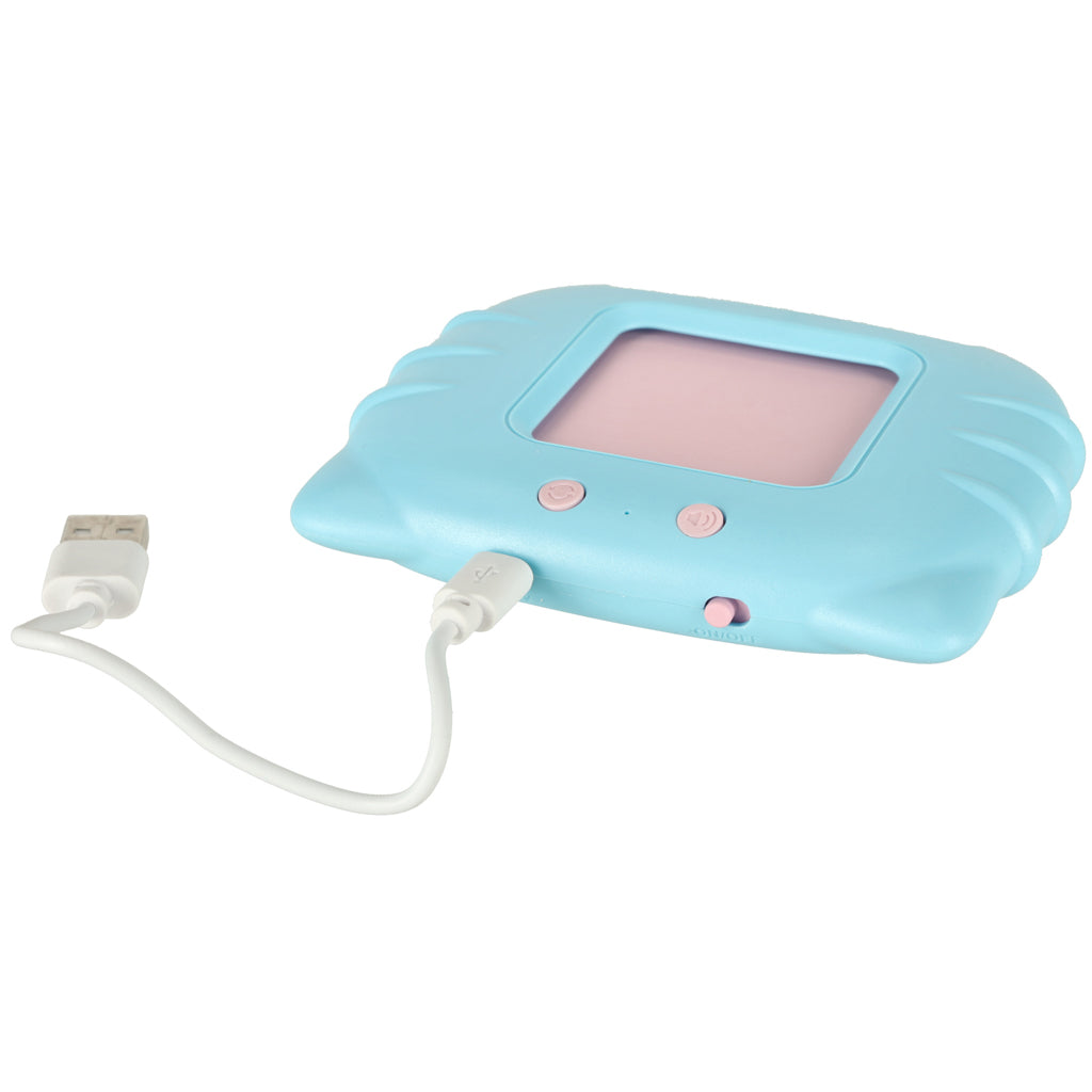 Interaktīvs kartīšu lasītājs bērniem – angļu valodas apguvei (100 divpusējas kartītes)Rozā/zils